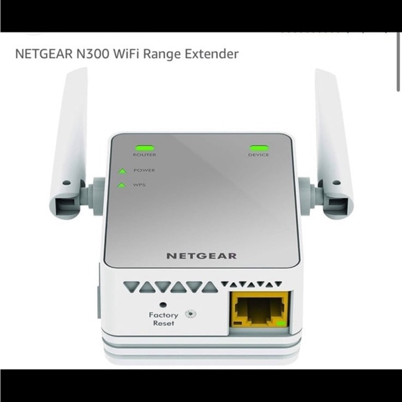 NETGEAR N300 WiFi Range Extender - White - Picture 1 of 11